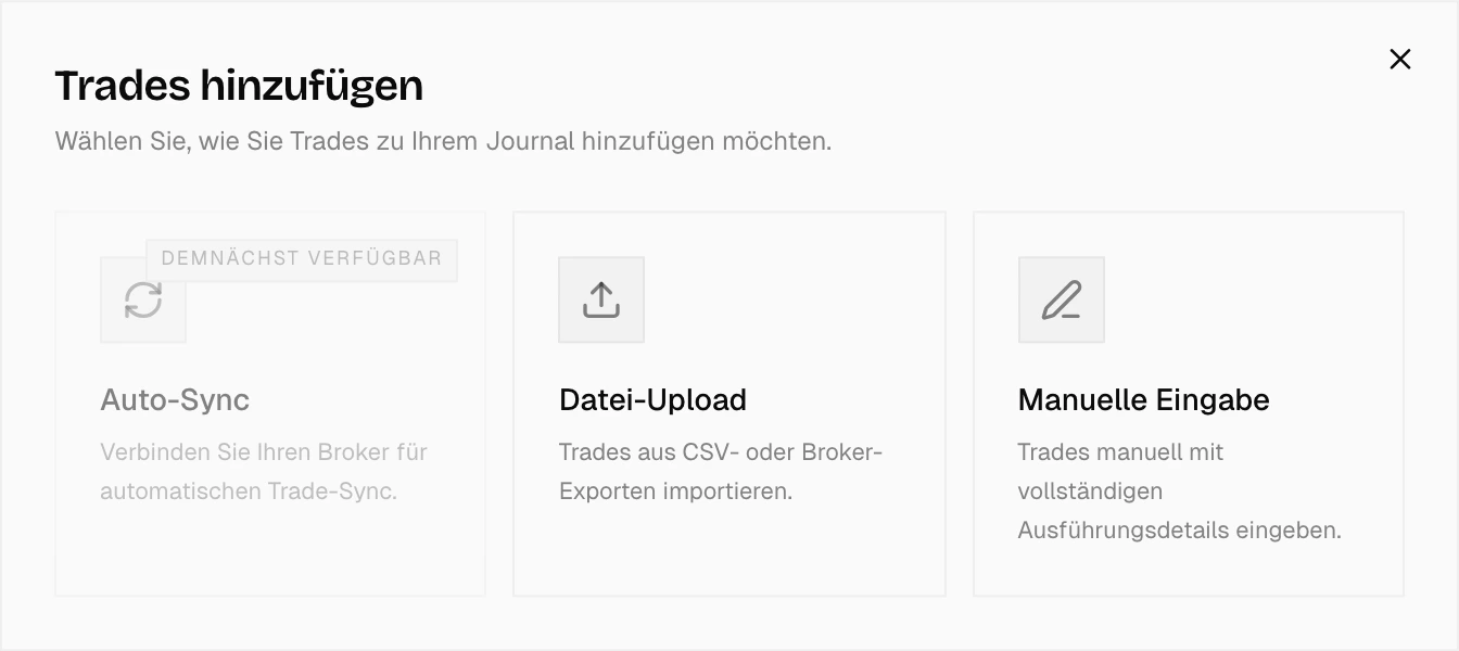 Import-Assistent Brokerauswahl